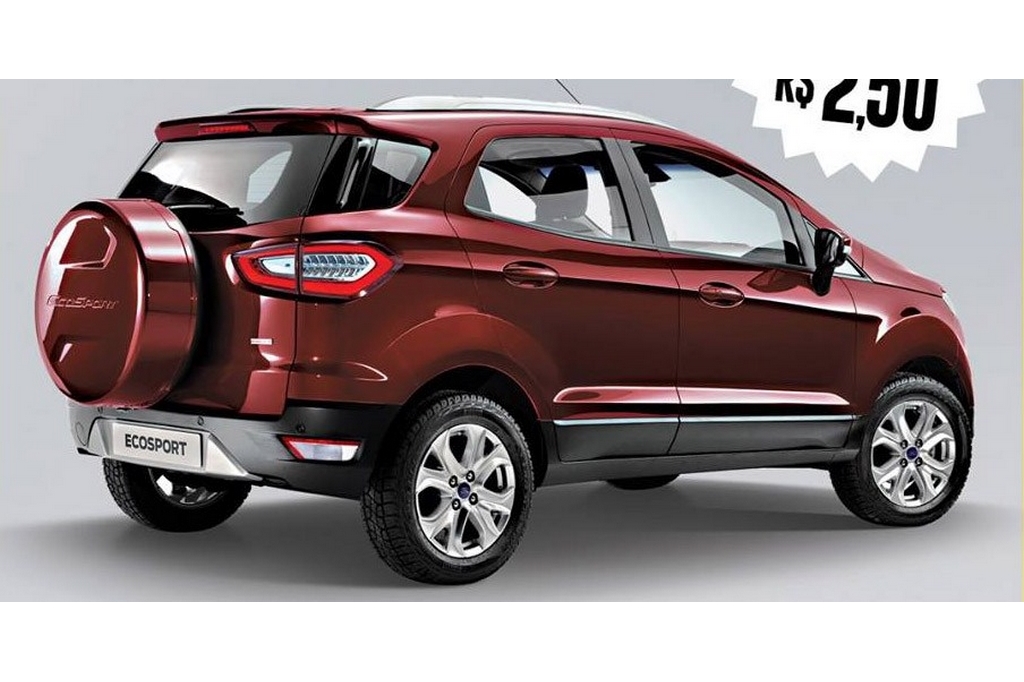 2017 Ford Ecosport Facelift Rear