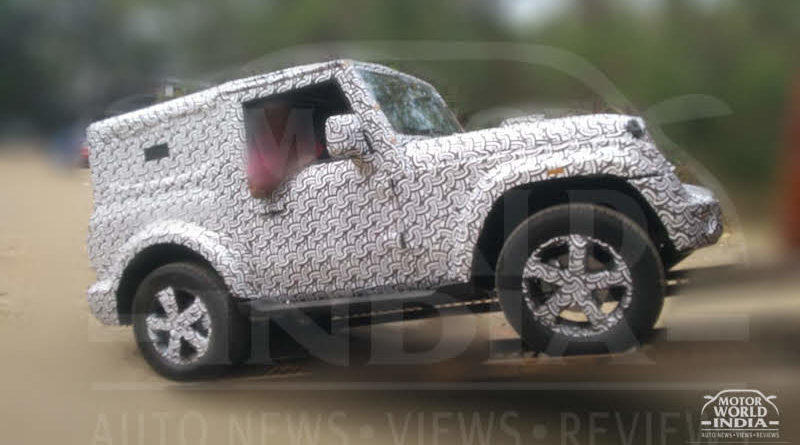 Exclusive Spyshots All New 2020 Mahindra Thar Spotted Inside Out